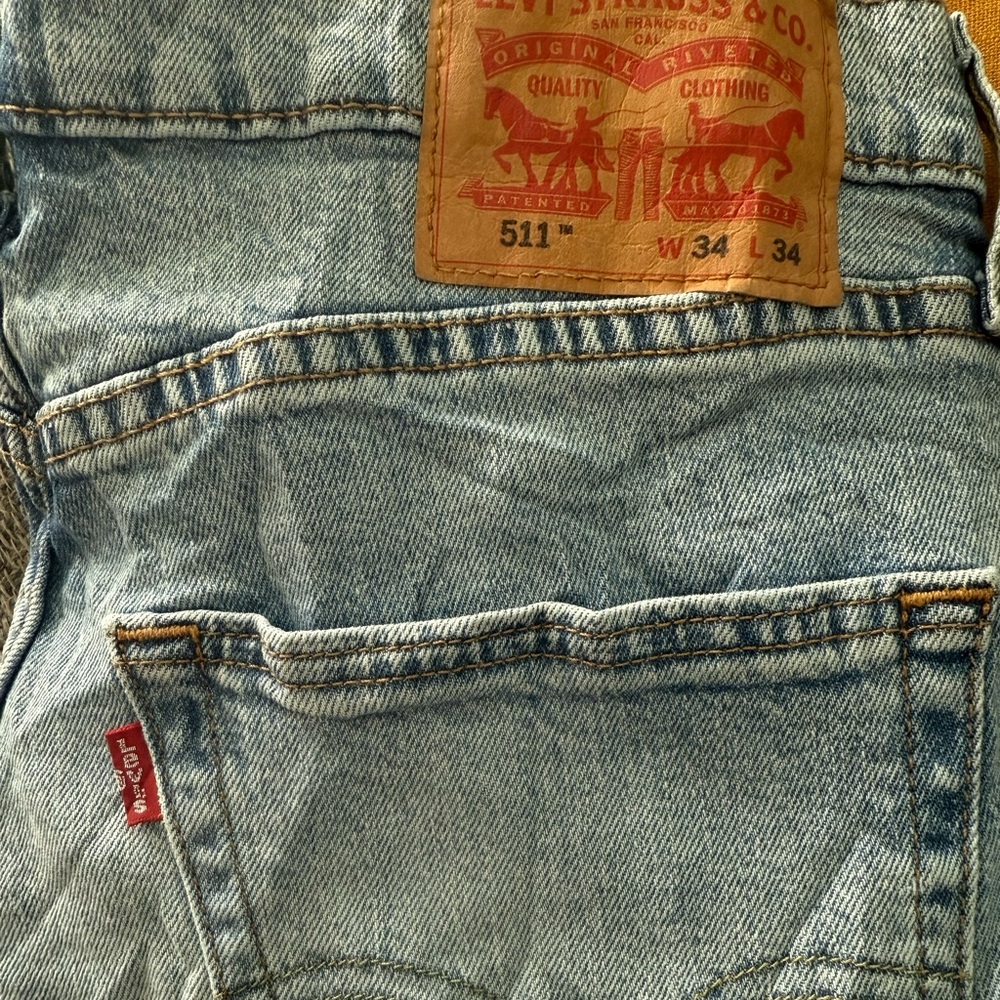 Levi's Slim Fit Light Blue Jeans